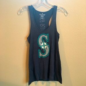 Mariners razor back tank top